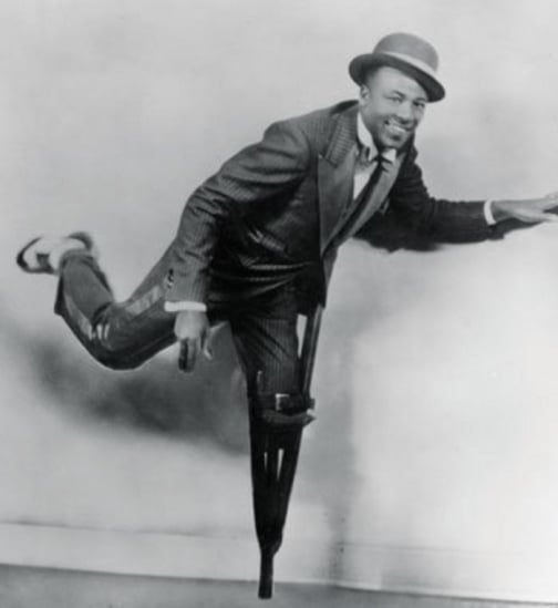 Clayton 'Peg Leg Bates' (https://myupstatenewyork.wordpress.com/2012/08/02/famous-upstaters-peg-leg-bates-vaudevilles-greatest-star/)